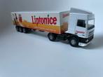 model DAF 95 400 met oplegger Lion Car Toys Liptonice 1/50, Ophalen of Verzenden, Gebruikt, Bus of Vrachtwagen, Lion Toys