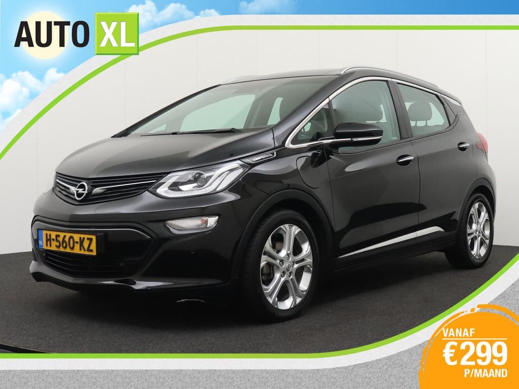 Opel Ampera-E Business Executive 60 kWh Xenon Carplay Stuur+, Auto's, Opel, Stof, Gebruikt, LED verlichting, Zwart