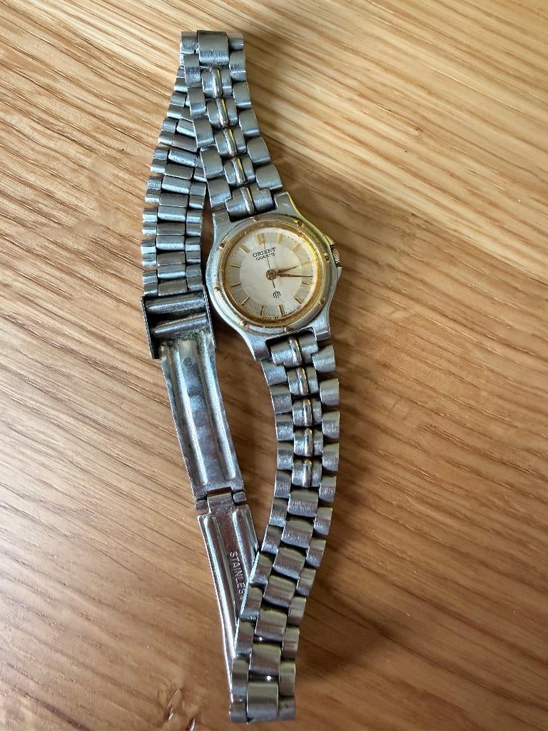 horloge vintage Orient Quartz, Overige merken, Staal, Met bandje, Polshorloge