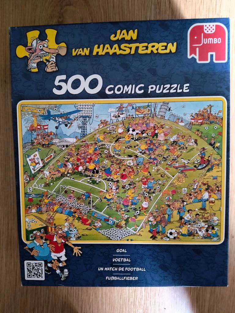 Puzzel van Haasteren voetbal 500 stukjes, Ophalen of Verzenden, 500 t/m 1500 stukjes