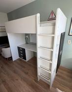 Hoogslaper Ikea Smastad + bureau, kledingkast en vakkenkast, Ophalen, Gebruikt, Eenpersoons, 200 cm