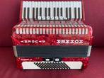 Mooie duitse Hohner Student accordeon.72 bas .3 korig ., Gebruikt, 72-bas, Met koffer, Hohner