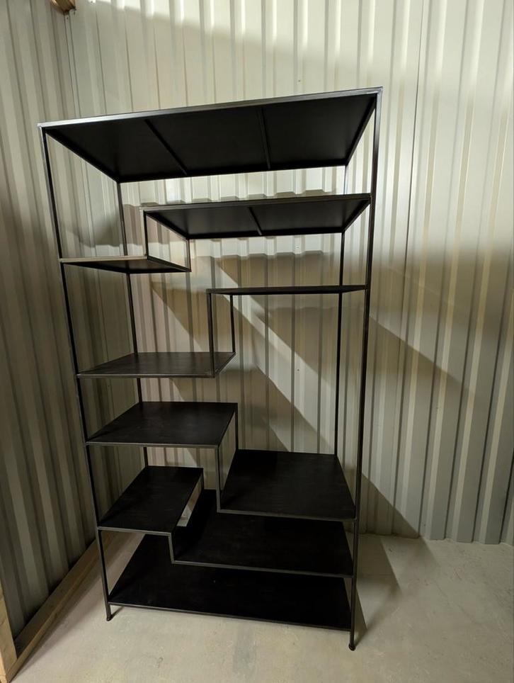 Stalen kast van Eijerkamp - Modern design, Huis en Inrichting, Kasten | Boekenkasten, Gebruikt, 100 tot 150 cm, 200 cm of meer