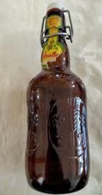 Vintage Grolsch beugelfles 45 cl met etiket, 2 stuks!, Ophalen of Verzenden, Gebruikt