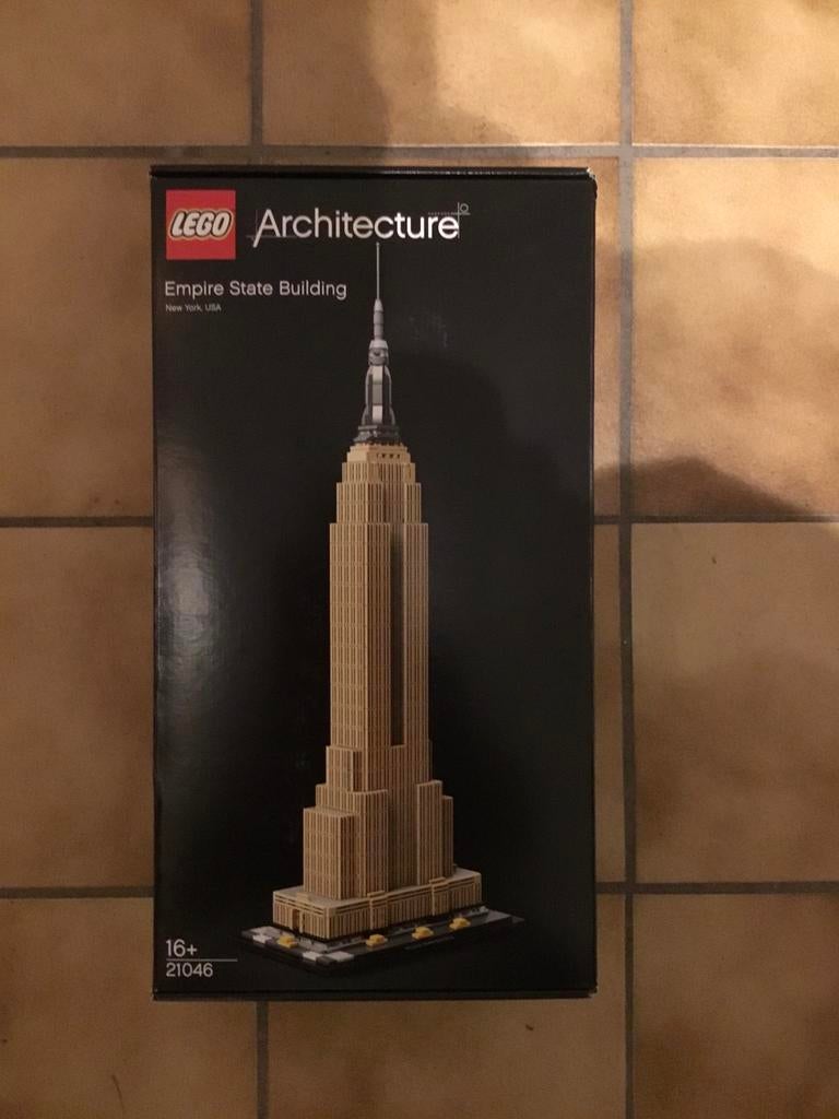 Lego Architecture Empire State Building 21046, Ophalen of Verzenden, Zo goed als nieuw, Complete set, Lego