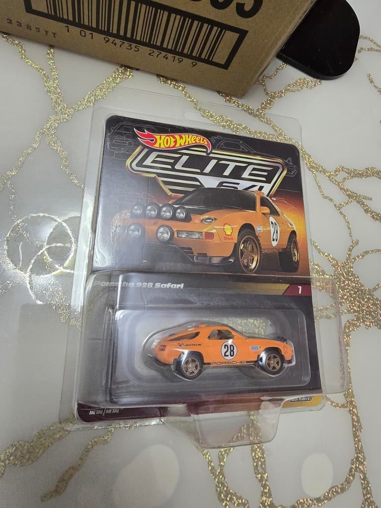 Hot Wheels Elite 64 Porsche 928 Safari, Hobby en Vrije tijd, Modelauto's | 1:43, Ophalen of Verzenden, Nieuw, Auto, Overige merken
