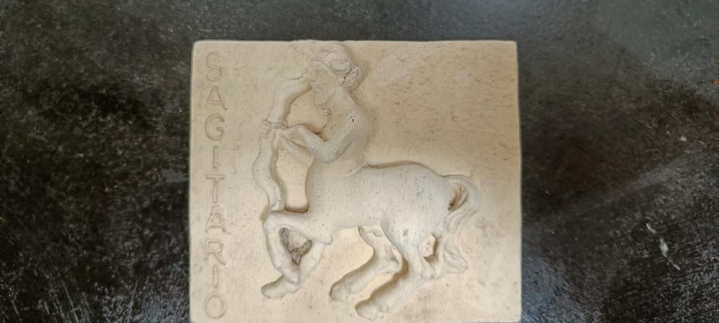 Tegel met boogschutter, Ophalen of Verzenden