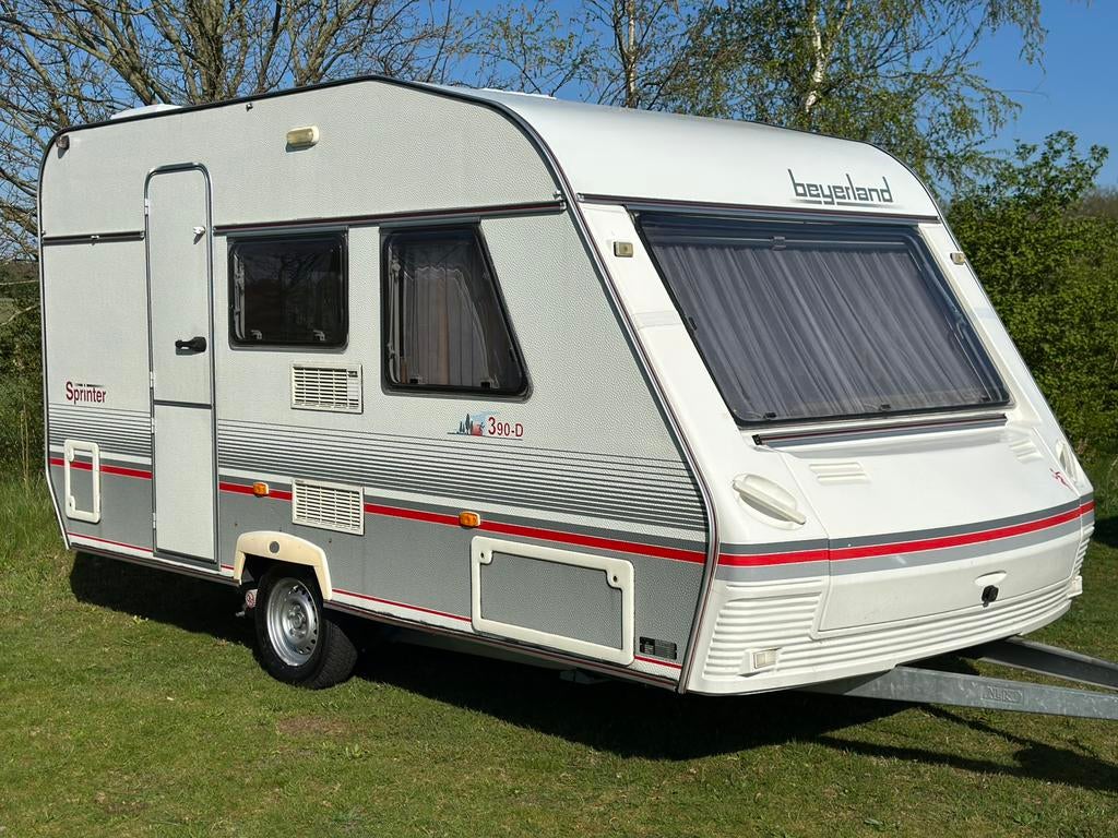Beyerland Sprinter 390-D caravan (1999), Vast bed, Bedrijf, Treinzit, 750 - 1000 kg