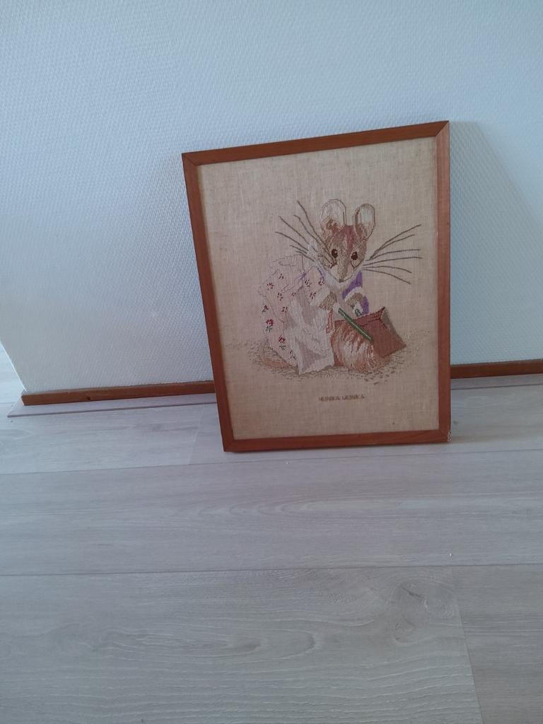 Hunka munka borduurwerk, Ophalen of Verzenden, Gebruikt, Handborduren, Overige typen