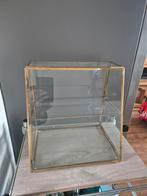 Sissy-Boy glazen vitrinekastje, Huis en Inrichting, Met plank(en), Gebruikt, Glas, Minder dan 100 cm