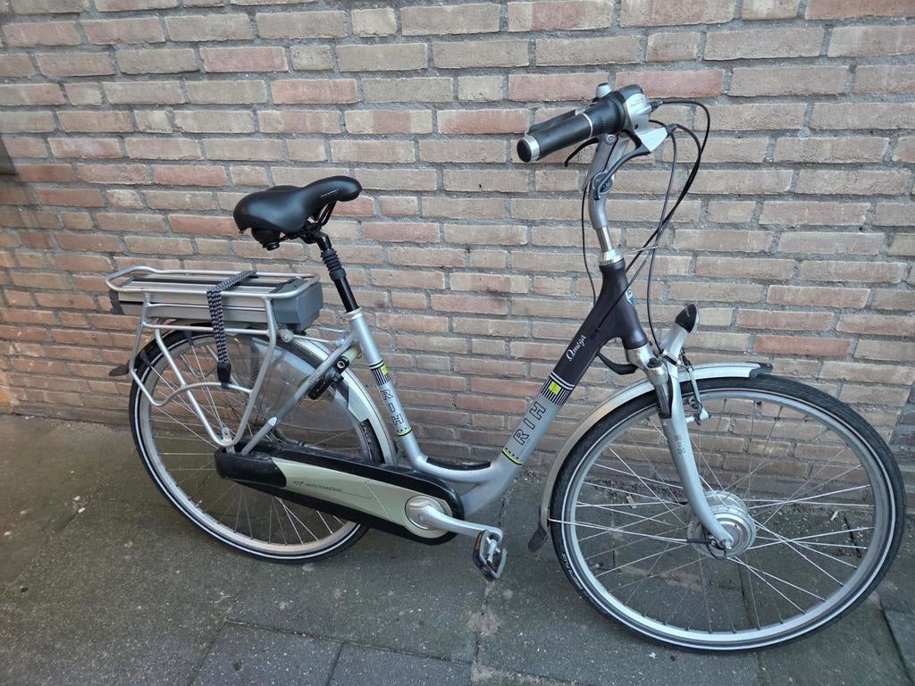 RIH Omega elektrische fiets, Fietsen en Brommers, Elektrische fietsen, Minder dan 30 km per accu, Gebruikt, 51 tot 55 cm, Ophalen