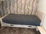 Houten eenpersoonsbed Stepp 90x200 met lade, Ophalen, 90 cm, Zo goed als nieuw, 200 cm