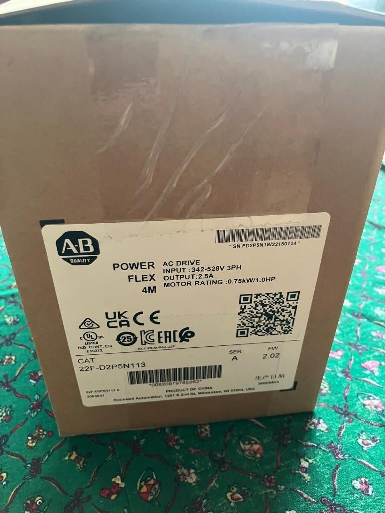 Allen Bradley Frequentieregelaar 0,75kW, Ophalen of Verzenden, Nieuw