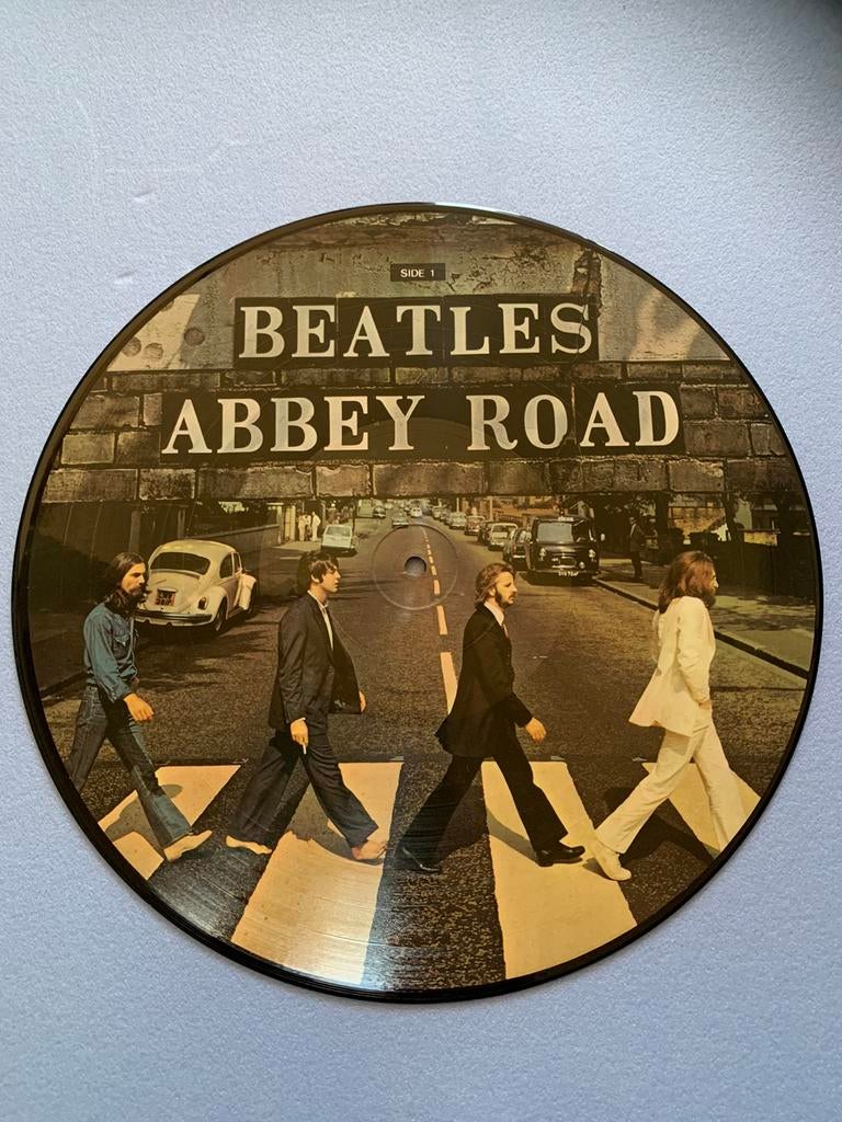 The Beatles 12 inch vinyl picture disc Abbey Road, Cd's en Dvd's, Vinyl | Pop, Ophalen of Verzenden, Gebruikt, 12 inch