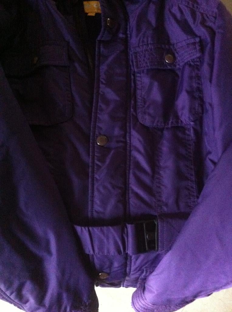 Meisjes jas One One paars mt 164, Ophalen, One One, Meisje, Zo goed als nieuw