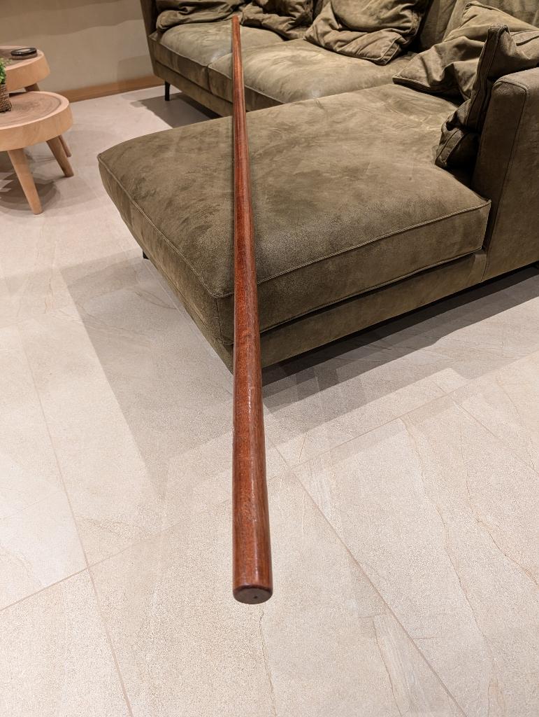 Hardhouten trapleuning 310cm x 40mm, Ophalen, Gebruikt, 2 tot 4 meter