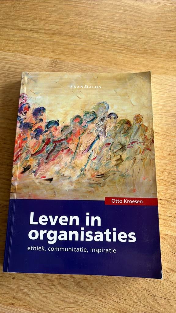 Leven in organisaties, Boeken, Ophalen of Verzenden, Alpha, Zo goed als nieuw, HBO