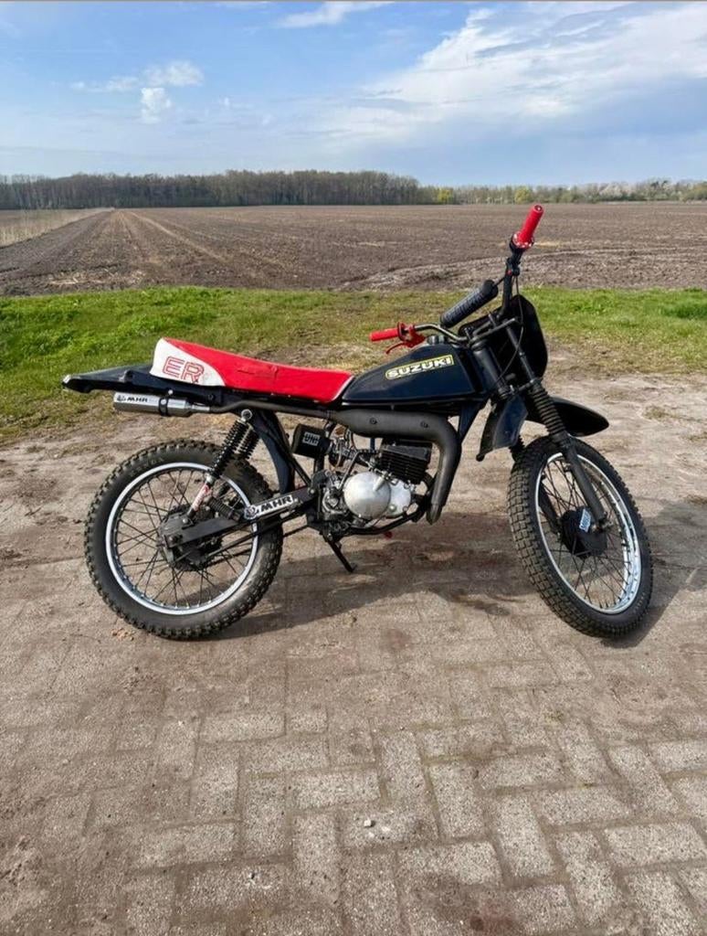 Suzuki TS50ER crossbrommer, Ophalen of Verzenden, Gebruikt, Suzuki