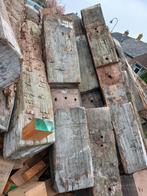 Brandhout azobe/acacia palen, Tuin en Terras, Haardhout, Minder dan 3 m³, Ophalen, Overige houtsoorten, Stammen