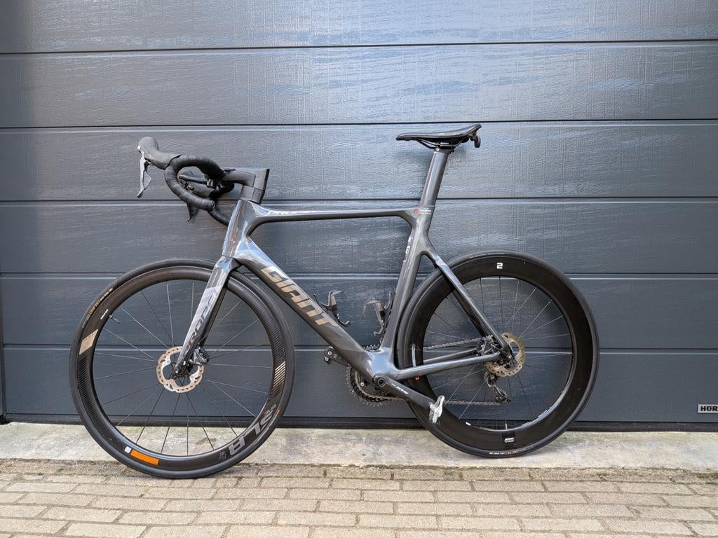 Giant Propel Advanced 1 Disc 2019 met 4iiii vermogensmeter, Ophalen, 28 inch, Gebruikt, Carbon