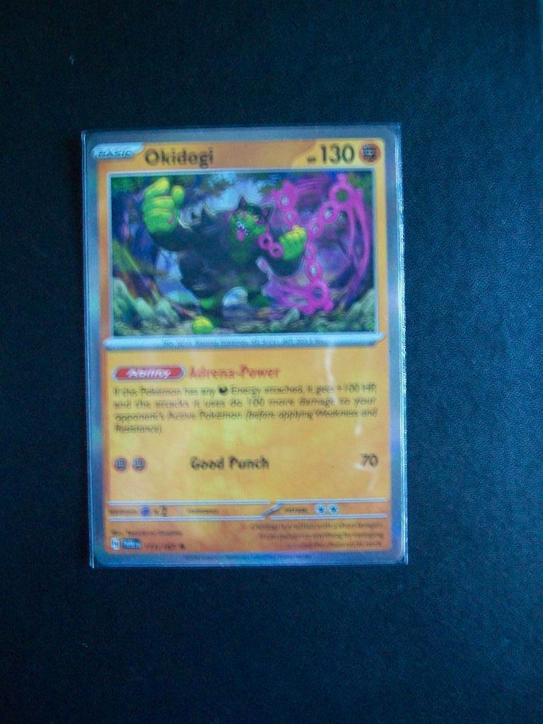8795. Nieuwe Pokemon Kaart holo rare OKIDOGI HP130 (111/167), Verzenden, Nieuw, Losse kaart, Foil