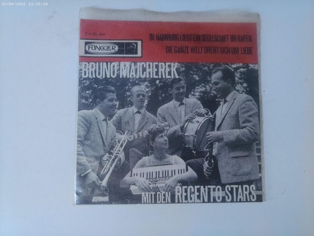 Bruno majcherek - In Hamburg liegt ein Segelschiff, Cd's en Dvd's, Gebruikt, Fotohoes, 7 inch, Single