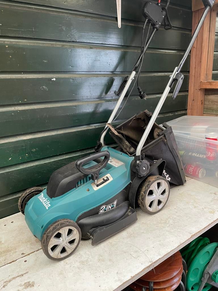 Electrische makita grasmaaier, Tuin en Terras, Grasmaaiers, Ophalen of Verzenden, Zo goed als nieuw
