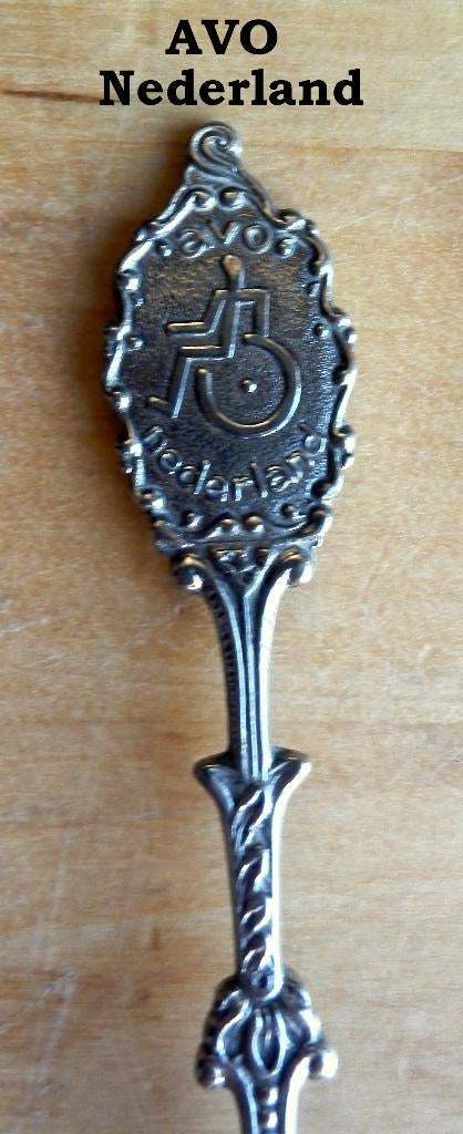 C65 theelepeltje avo Nederland  -- verzendkosten 2.80, Ophalen of Verzenden, Zo goed als nieuw, Rvs of Chroom