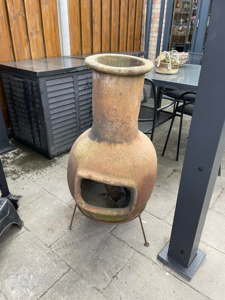 Mexicaanse houtkachel (Chimenea), Ophalen of Verzenden, Zo goed als nieuw
