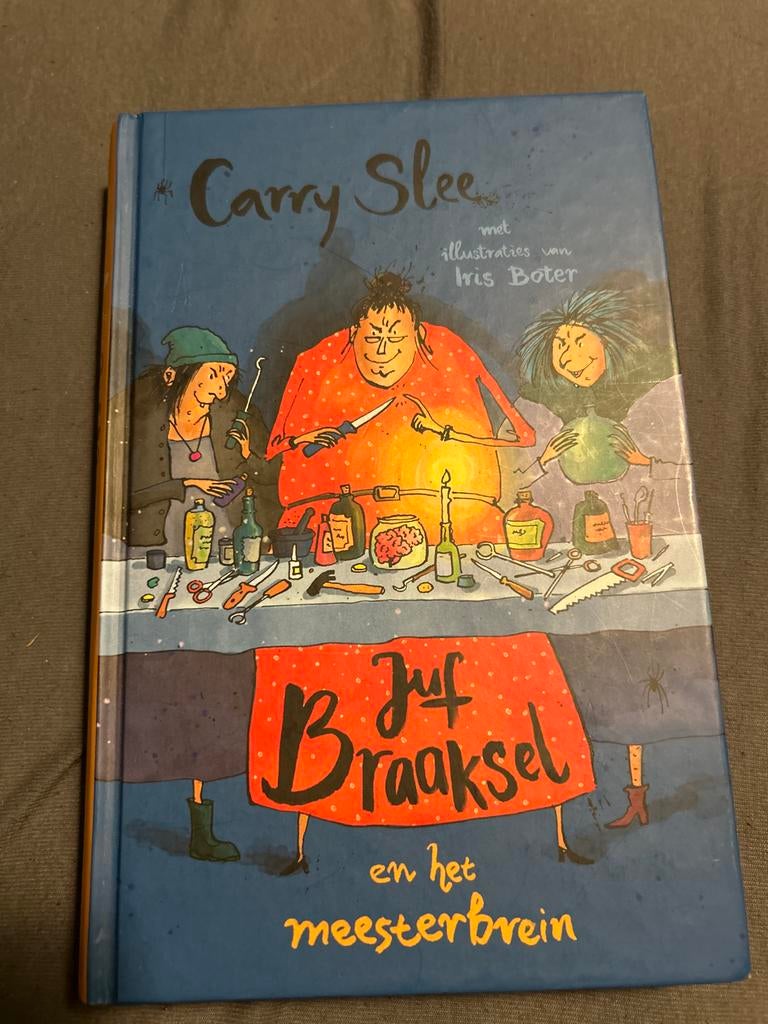 Carry Slee - Juf Braaksel en het meesterbrein, Boeken, Kinderboeken | Jeugd | onder 10 jaar, Ophalen, Fictie algemeen, Carry Slee