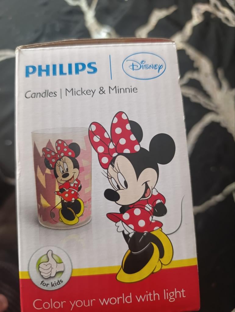 Mickey Mous zo goed alls nieuwe geeft licht, Verzamelen, Ophalen of Verzenden, Mickey Mouse, Zo goed als nieuw, Beeldje of Figuurtje