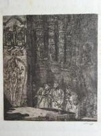 Marius Bauer - ets The Three Vizirs - 1894 - nr. 40/100, Verzenden