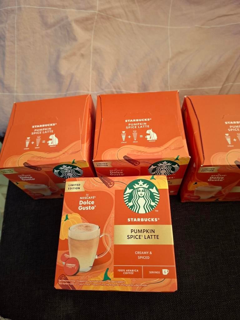 Dolce gusto/Starbucks cups pumpkin Spice latte, Ophalen of Verzenden