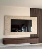 Vanaf €595! Cinewall deco paneel  japandi meubel lattenwand, Ophalen of Verzenden, Zo goed als nieuw, Vrijstaande haard, Elektrische haard