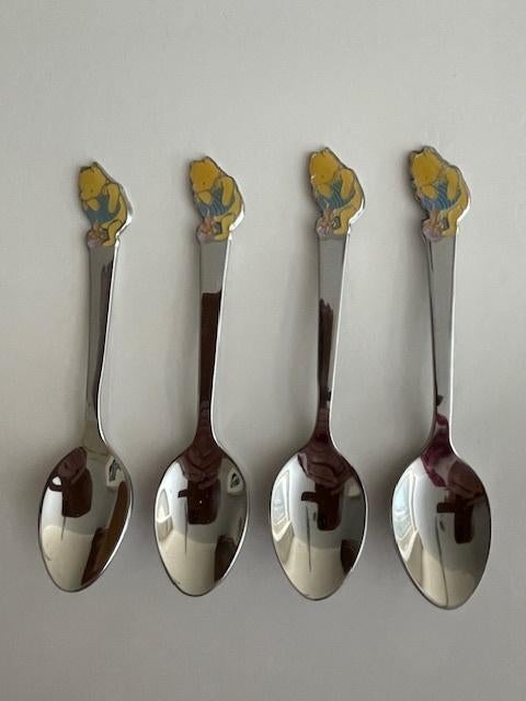 Disney Poeh Beer Winnie the Pooh Lepel  x 4, Nieuw, Ophalen of Verzenden, Nieuw, Dier