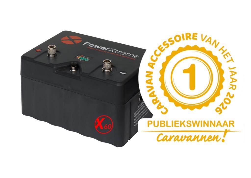 powerxtreme accu boordaccu LiFeP04 incl 5 jaar garantie, Caravans en Kamperen, Camper-accessoires, Nieuw, Ophalen of Verzenden