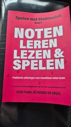 Spelen met Bladmuziek deel 1, Les of Cursus, Ophalen of Verzenden, Zo goed als nieuw, Piano