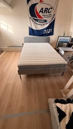 IKEA Slattum bed twijfelaar met Valevåg matras, Ophalen, Zo goed als nieuw, Twijfelaar, 120 cm