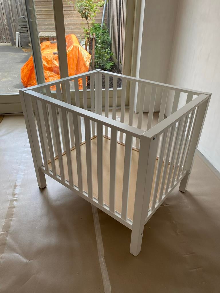 Europe Baby Casper Box mat wit met accessoires, Kinderen en Baby's, Ophalen, Zo goed als nieuw, Boxkleed