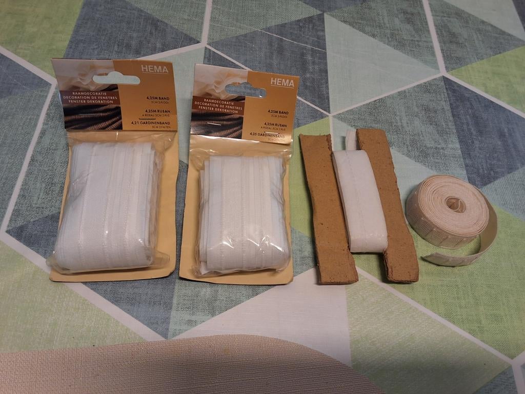 Gordijnband - HEMA - Nieuw in verpakking, Ophalen of Verzenden, Nieuw, Wit, Modern
