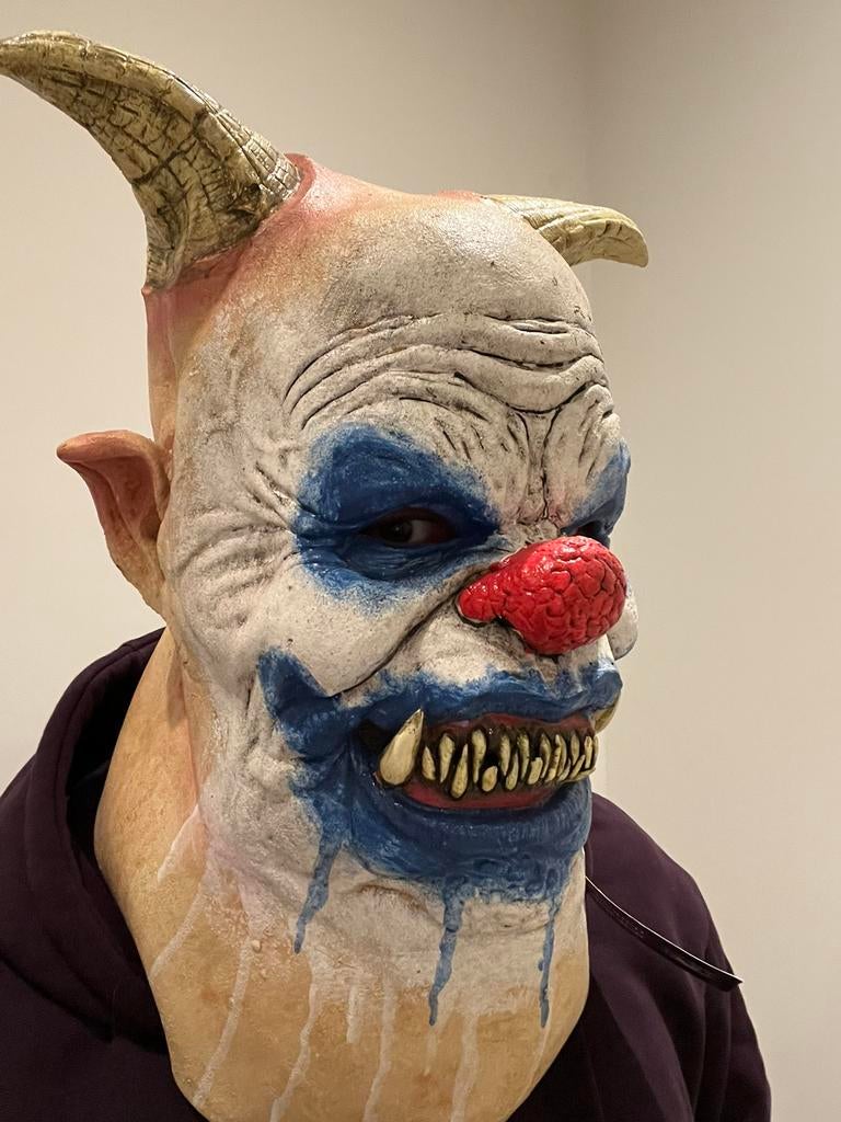 Horror clown masker, Ophalen of Verzenden, Nieuw