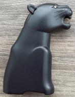 Vintage Metalen Gas Aansteker Zwarte Panter Kat Kater Poes, Nvt., Gebruikt, Ophalen of Verzenden, Aansteker
