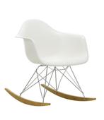 Vitra Eames RAR re Schommelstoel esdoorn, Huis en Inrichting, Stoelen, Ophalen, Wit, Zo goed als nieuw, Metaal
