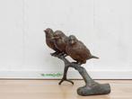 166* Bronzen tak met 3 vogels(Boven €75 geen verzendkosten), Nieuw, Overige materialen, Ophalen of Verzenden, Dierenbeeld