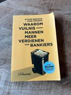 Waarom vuilnismannen meer verdienen dan bankiers, Boeken, Ophalen of Verzenden, Zo goed als nieuw, Rutger Bregman; Jesse Frederik