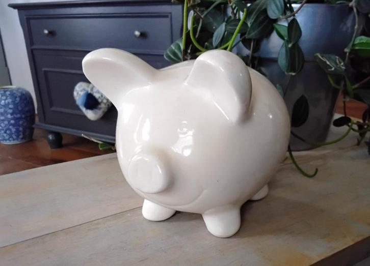 Spaarvarken keramiek, Antiek en Kunst, Curiosa en Brocante, Ophalen of Verzenden