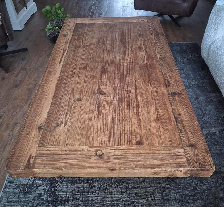 Robuuste Klooster Salontafel, Huis en Inrichting, Tafels | Salontafels, Gebruikt, Minder dan 50 cm, 50 tot 100 cm, 100 tot 150 cm