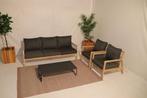 Garden delight Houten loungeset met 4SO tafel SALE #63, Ophalen of Verzenden, Loungeset, Overige materialen, 4 zitplaatsen
