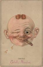 MAN MET GLAZEN OOG TEK MARTIN GROWALD BEGIN 1900 KAART KH889, Verzamelen, Ansichtkaarten | Themakaarten, Ophalen of Verzenden