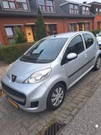 Peugeot 107, 1,0 5-D 68 HK 2010 Grijs-Airco, Auto's, Peugeot, Te koop, Zilver of Grijs, Geïmporteerd, Benzine